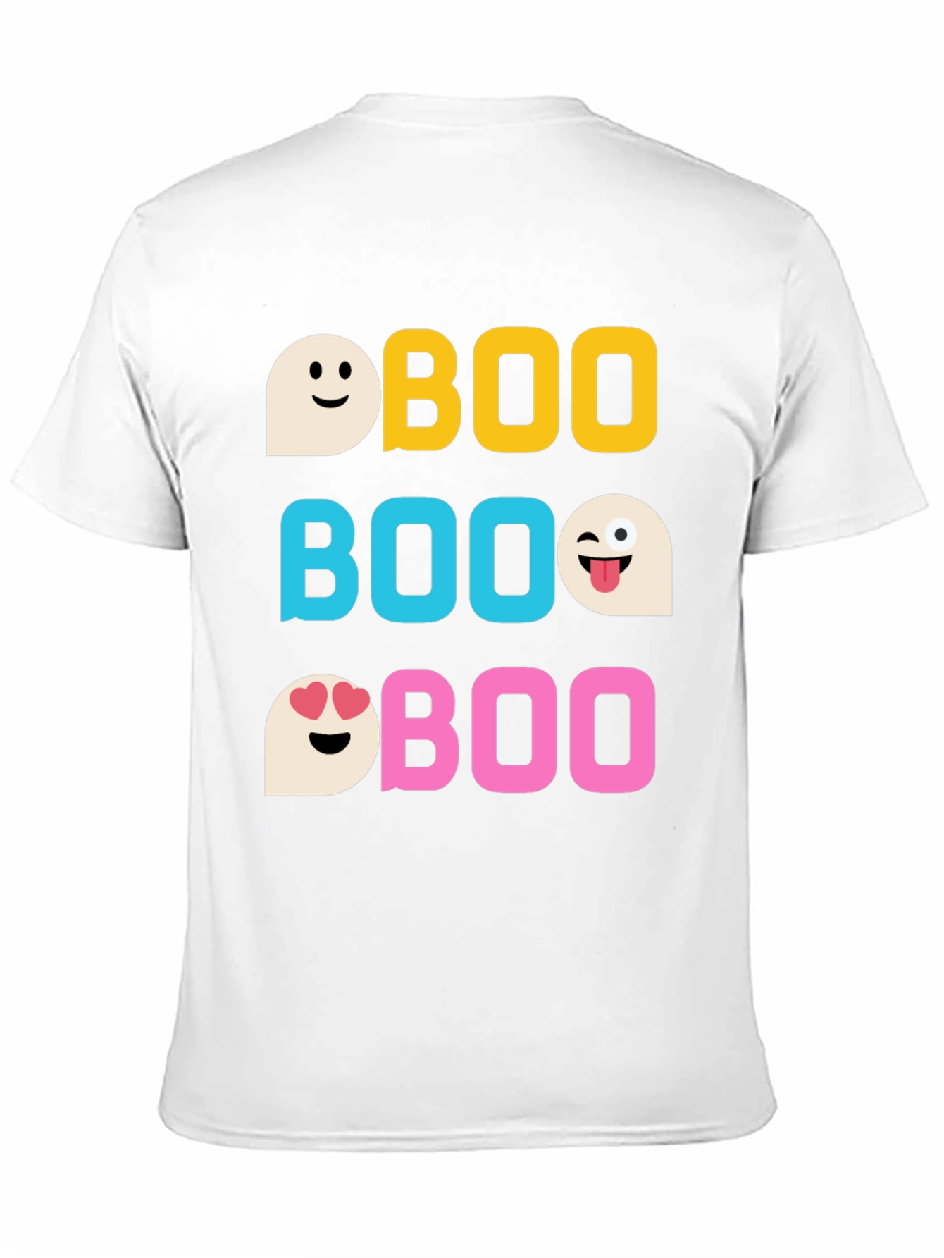 Boo Ghost Graphic T-Shirt - Spooky Season Ready!