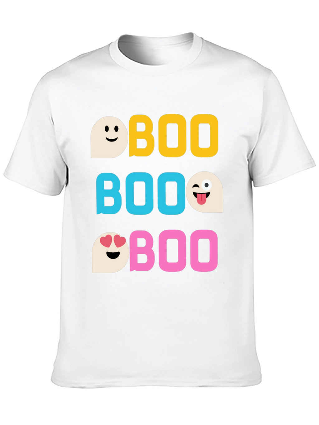 Boo Ghost Graphic T-Shirt - Spooky Season Ready!