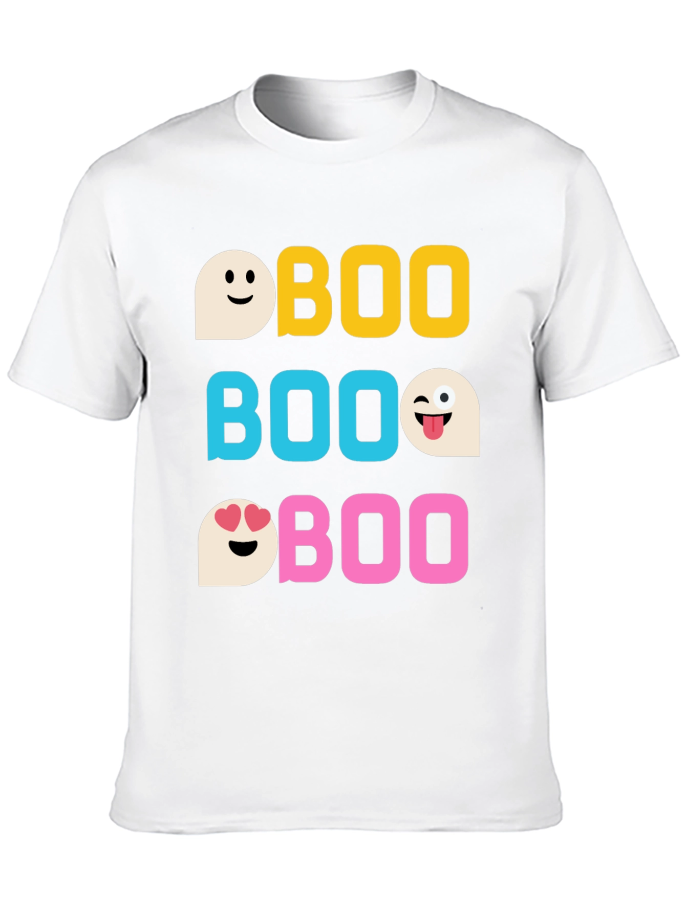Boo Ghost Graphic T-Shirt - Spooky Season Ready!