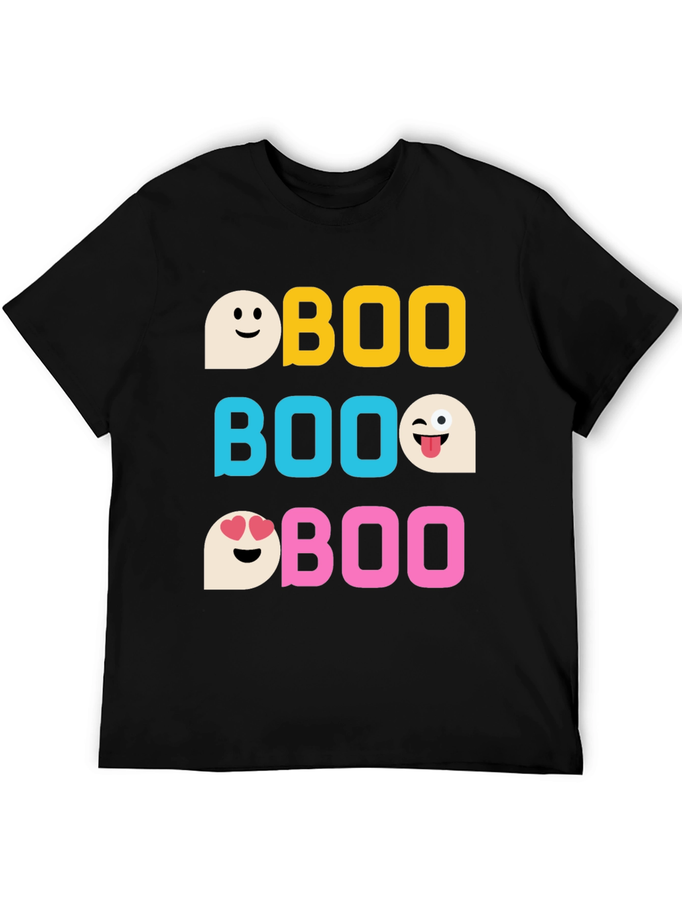 Boo Ghost Graphic T-Shirt - Spooky Season Ready!