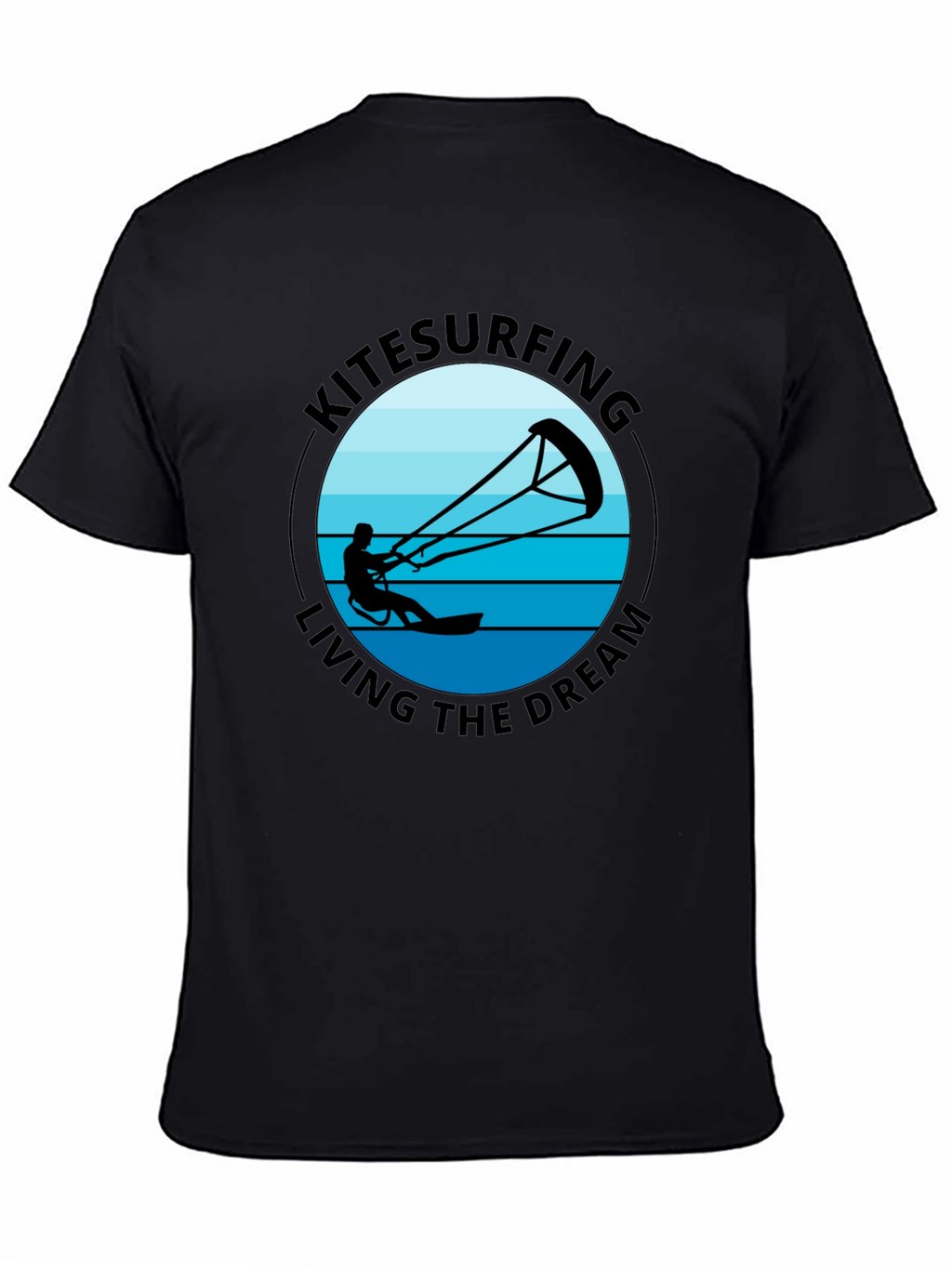 Kitesurfing Living the Dream Graphic Tee