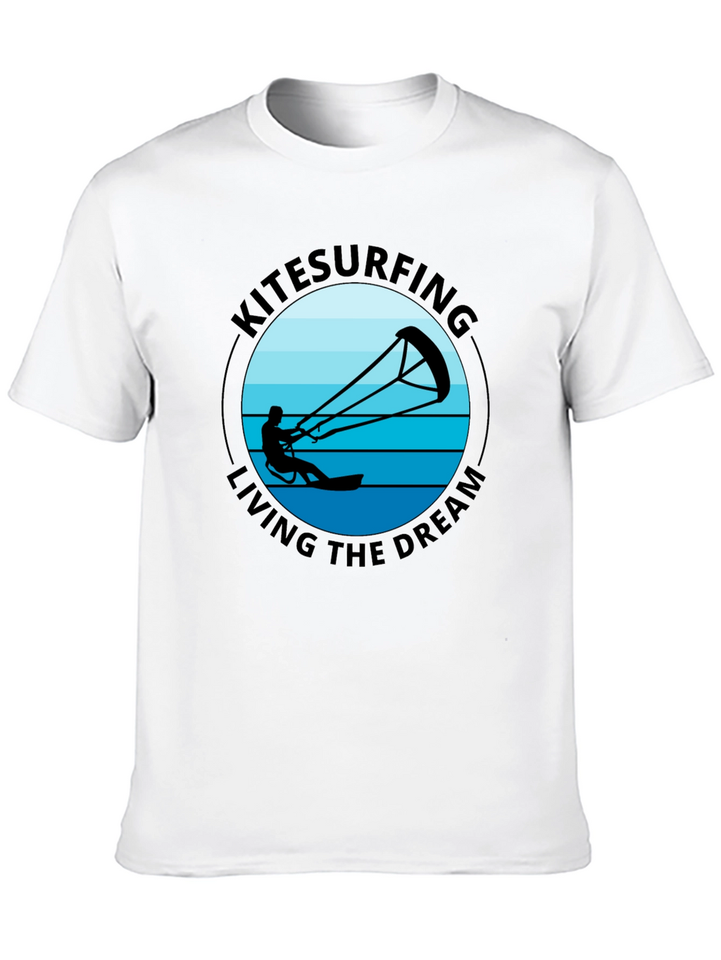 Kitesurfing Living the Dream Graphic Tee