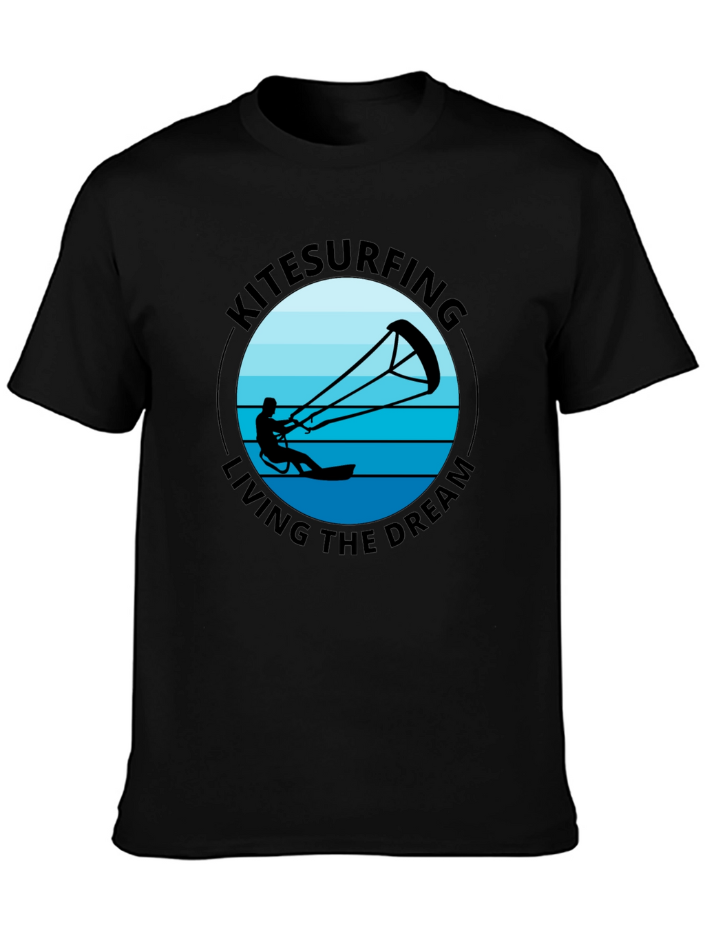 Kitesurfing Living the Dream Graphic Tee