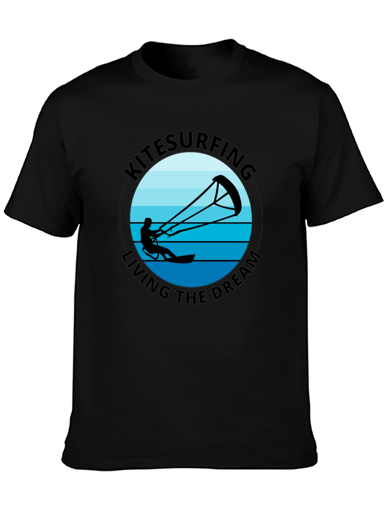 Kitesurfing Living the Dream Graphic Tee
