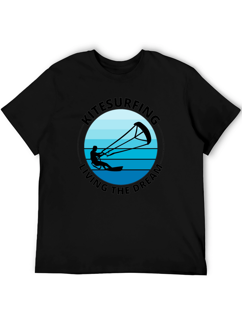 Kitesurfing Living the Dream Graphic Tee