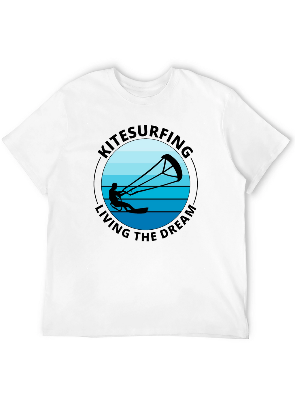 Kitesurfing Living the Dream Graphic Tee