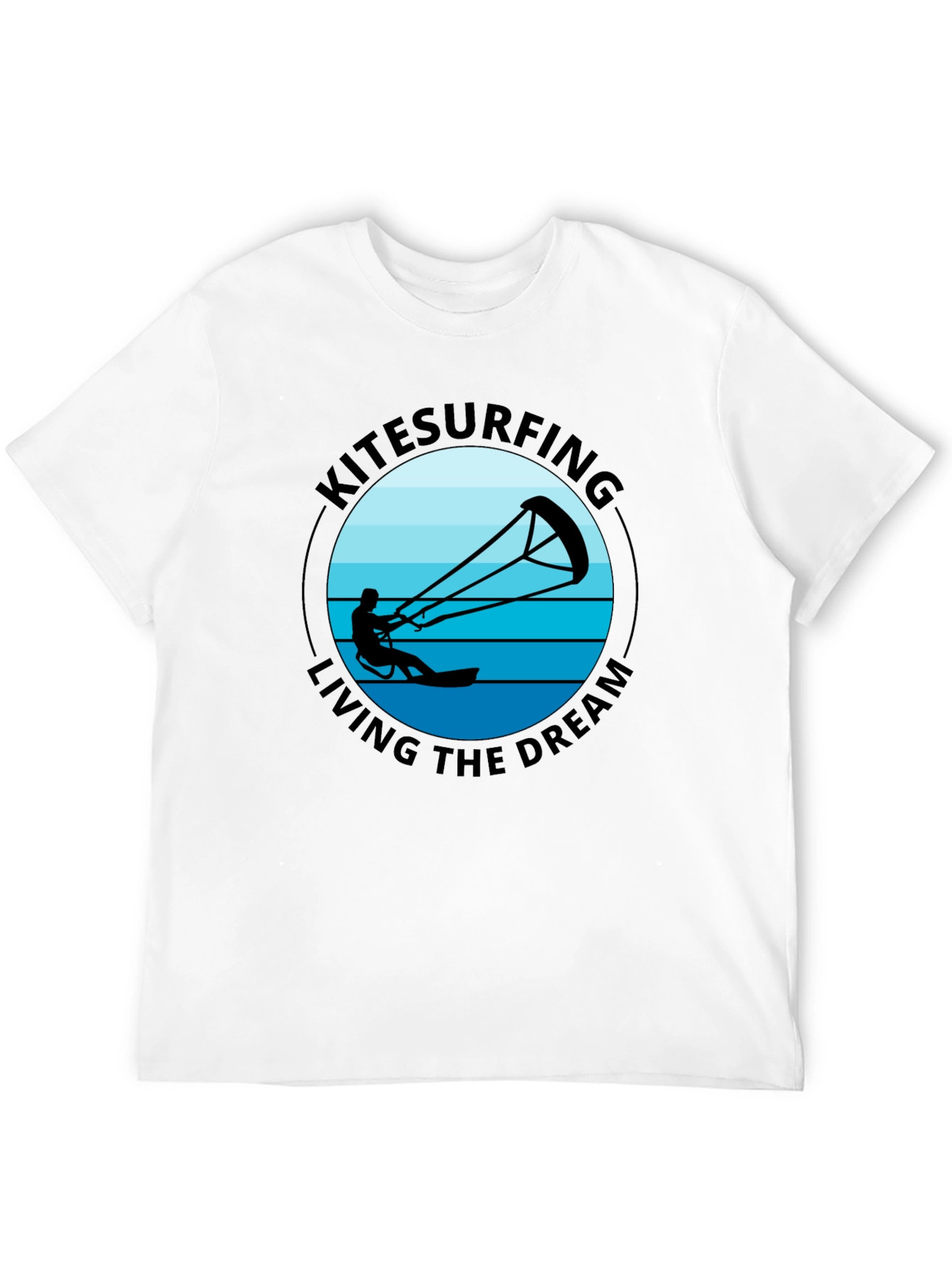 Kitesurfing Living the Dream Graphic Tee