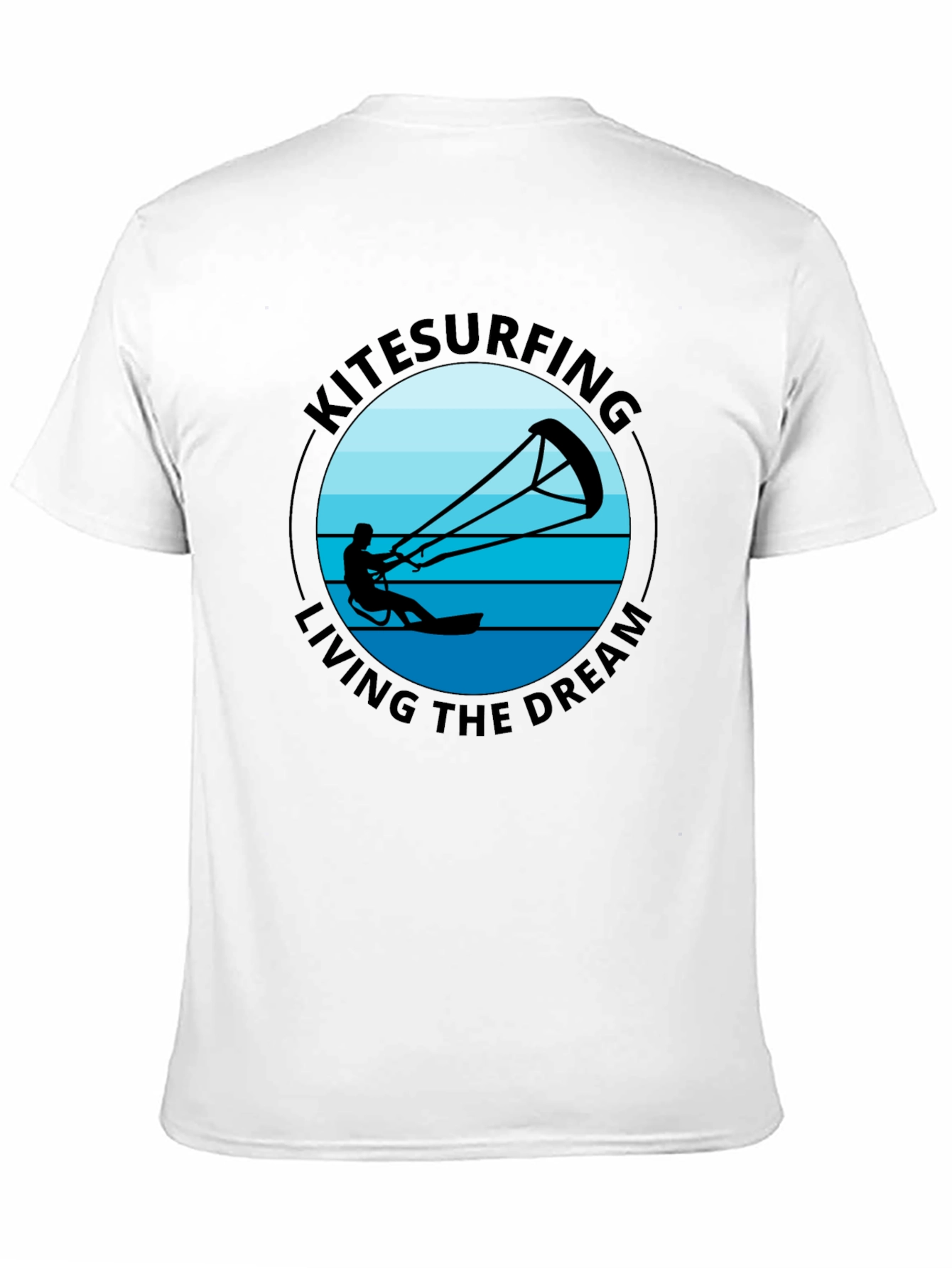 Kitesurfing Living the Dream Graphic Tee