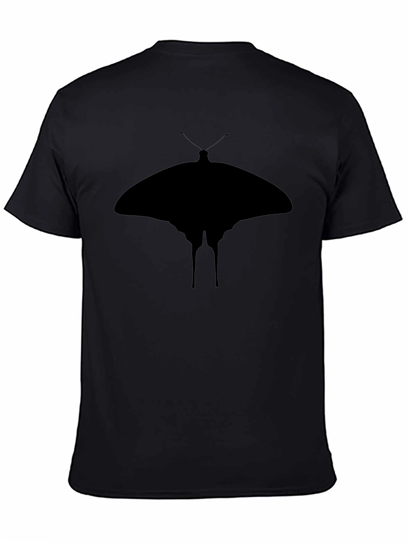Black Butterfly Graphic Tee - Stylish Menswear