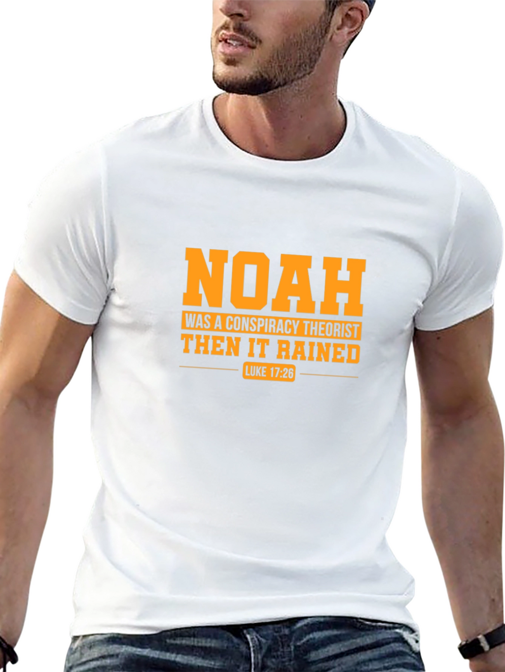 Noah Conspiracy Theorist Black T-Shirt