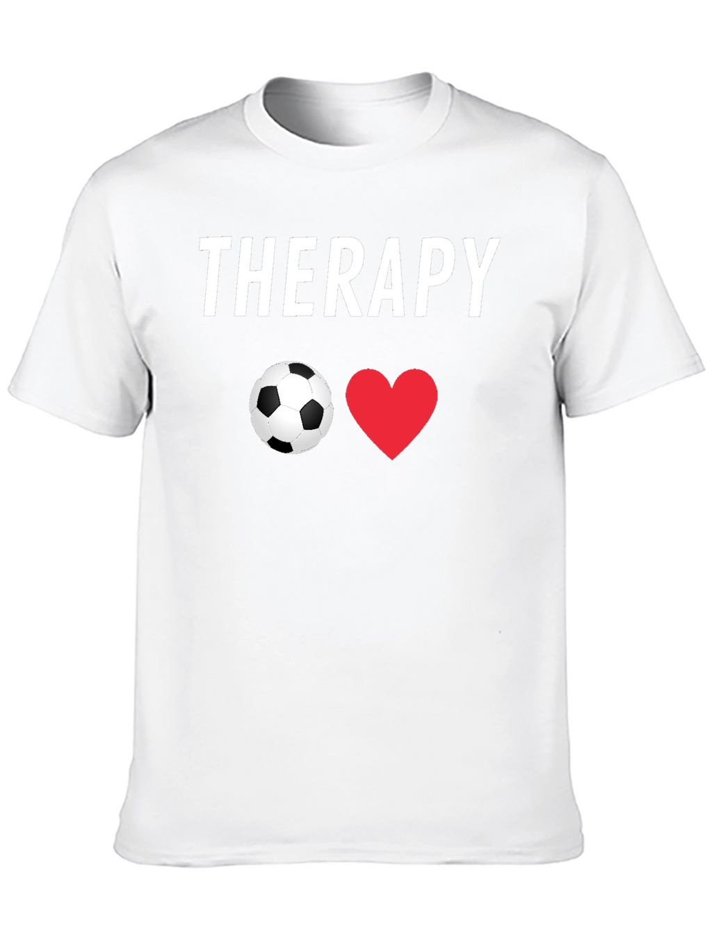 Soccer Therapy T-Shirt - Black