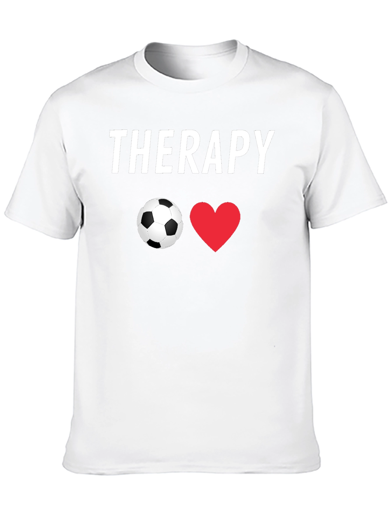 Soccer Therapy T-Shirt - Black