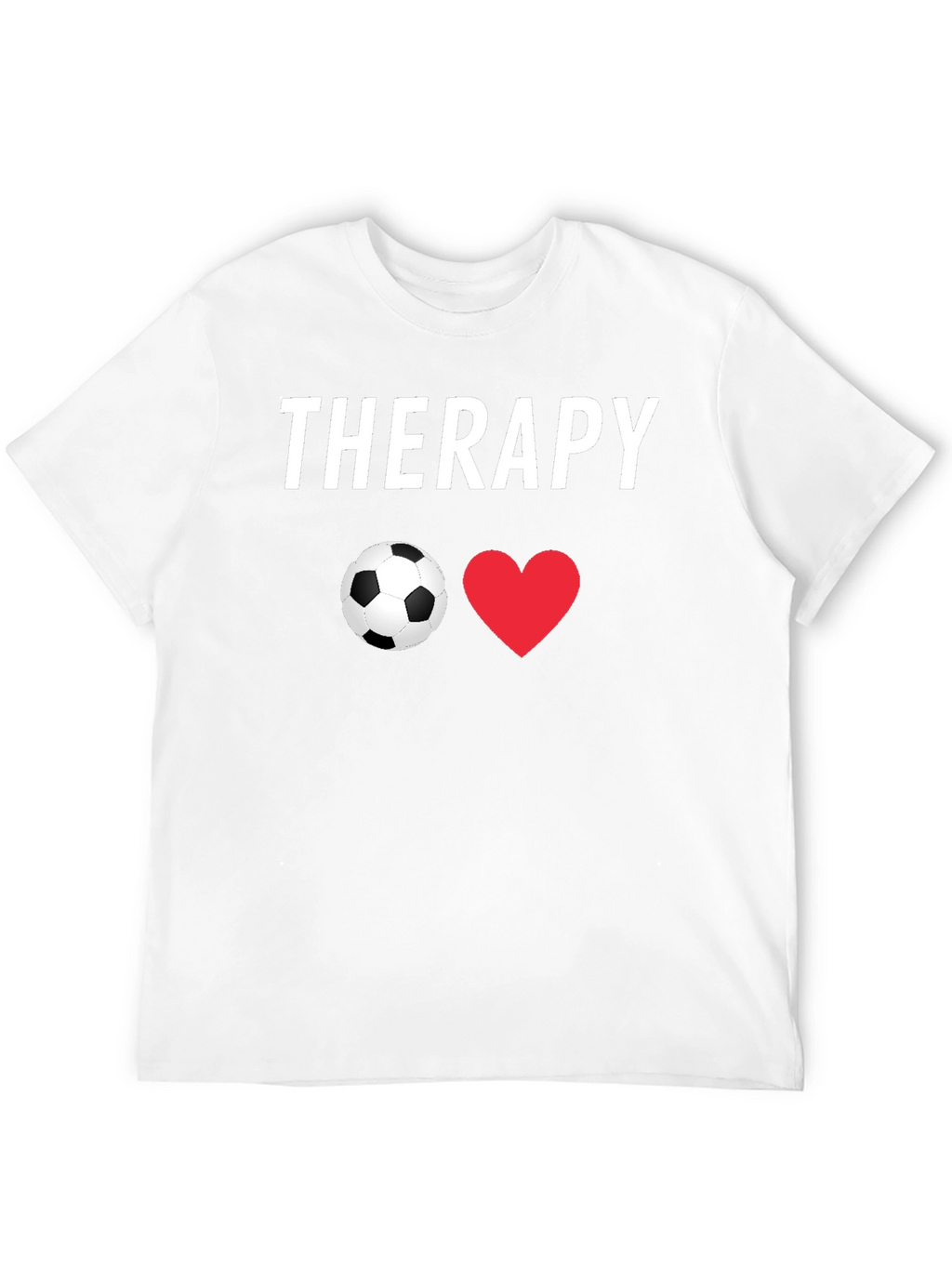 Soccer Therapy T-Shirt - Black