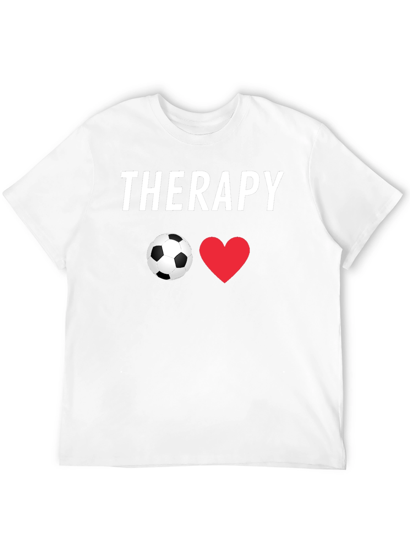 Soccer Therapy T-Shirt - Black