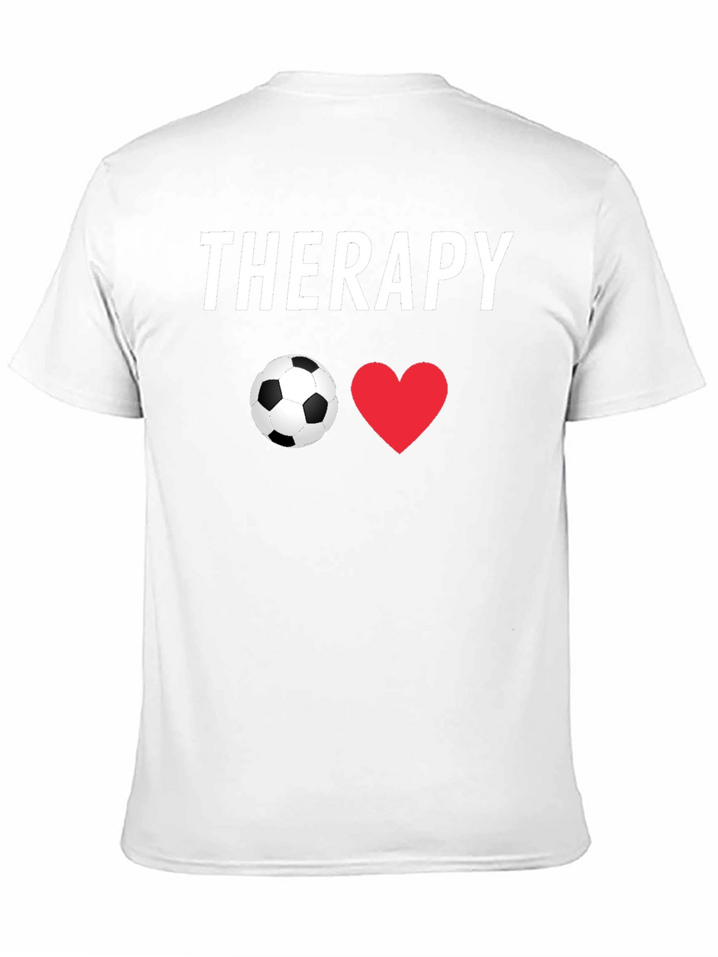 Soccer Therapy T-Shirt - Black