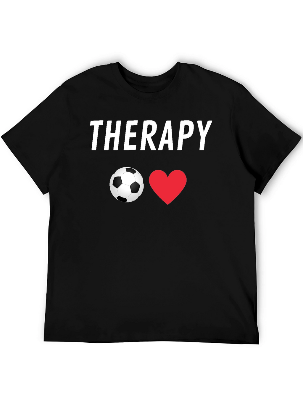 Soccer Therapy T-Shirt - Black