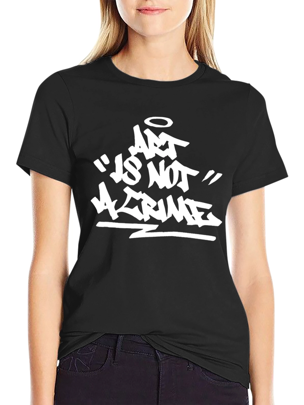 Art Is Not A Crime Graphic Tee - Unisex