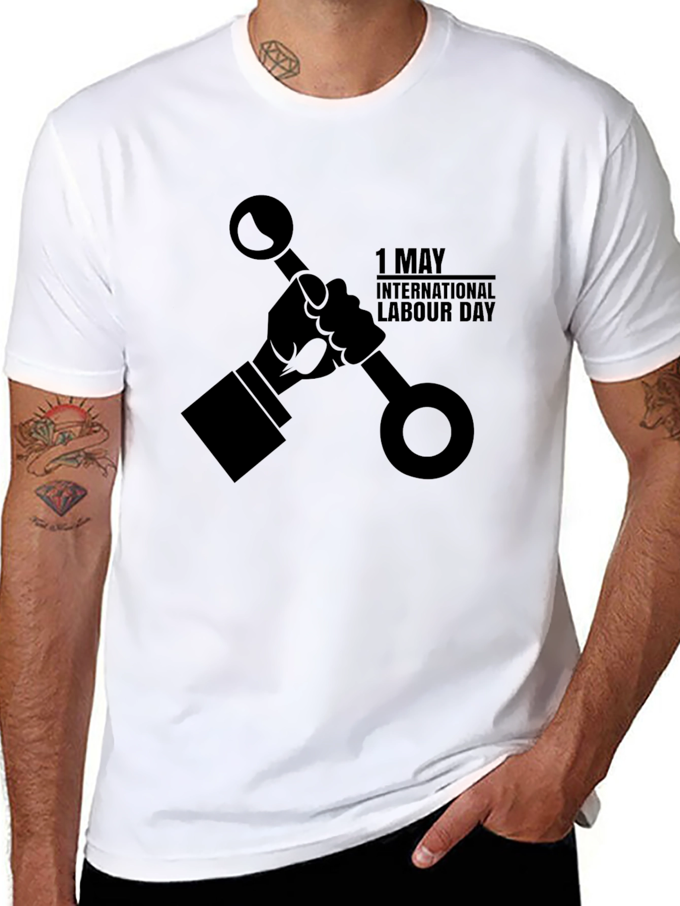 International Labour Day T-Shirt - Black