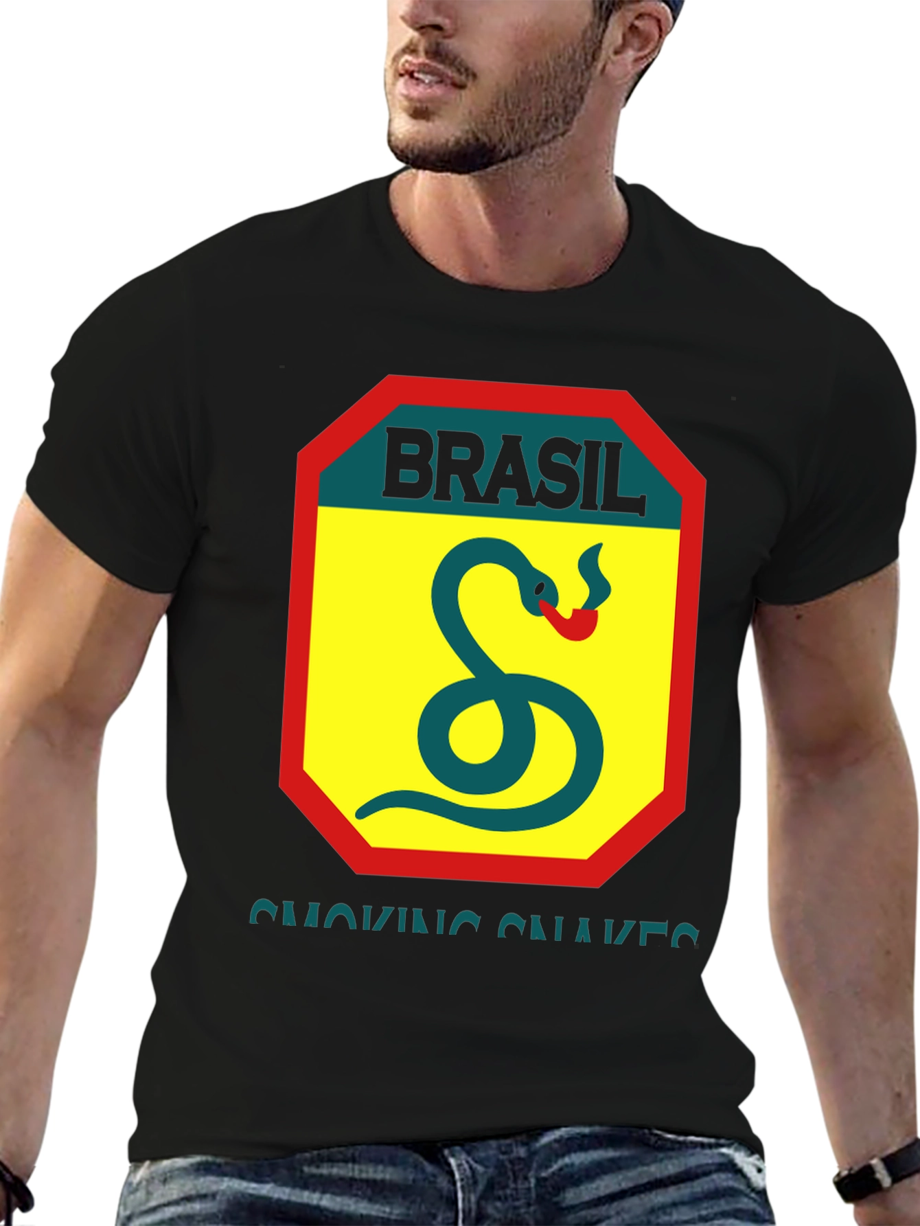 Brasil Smoking Snakes Graphic Tee