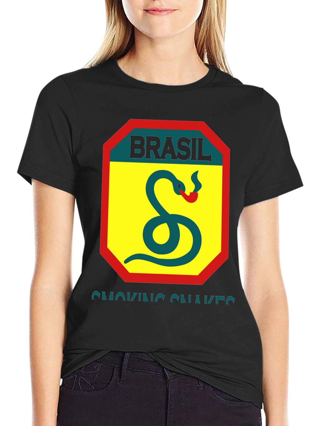Brasil Smoking Snakes Graphic Tee