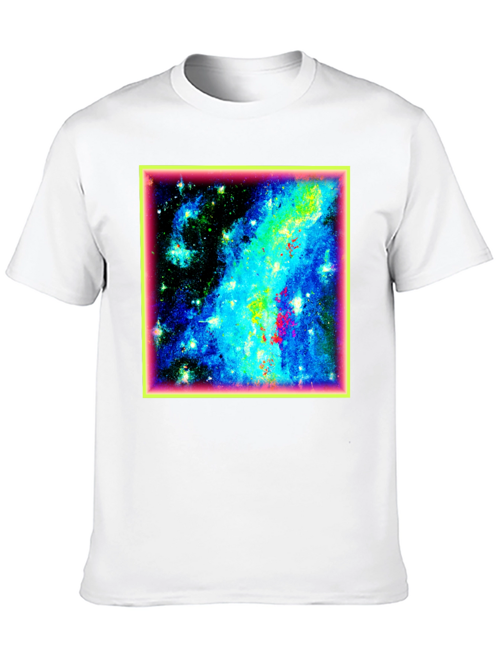 Galaxy Print Black T-Shirt