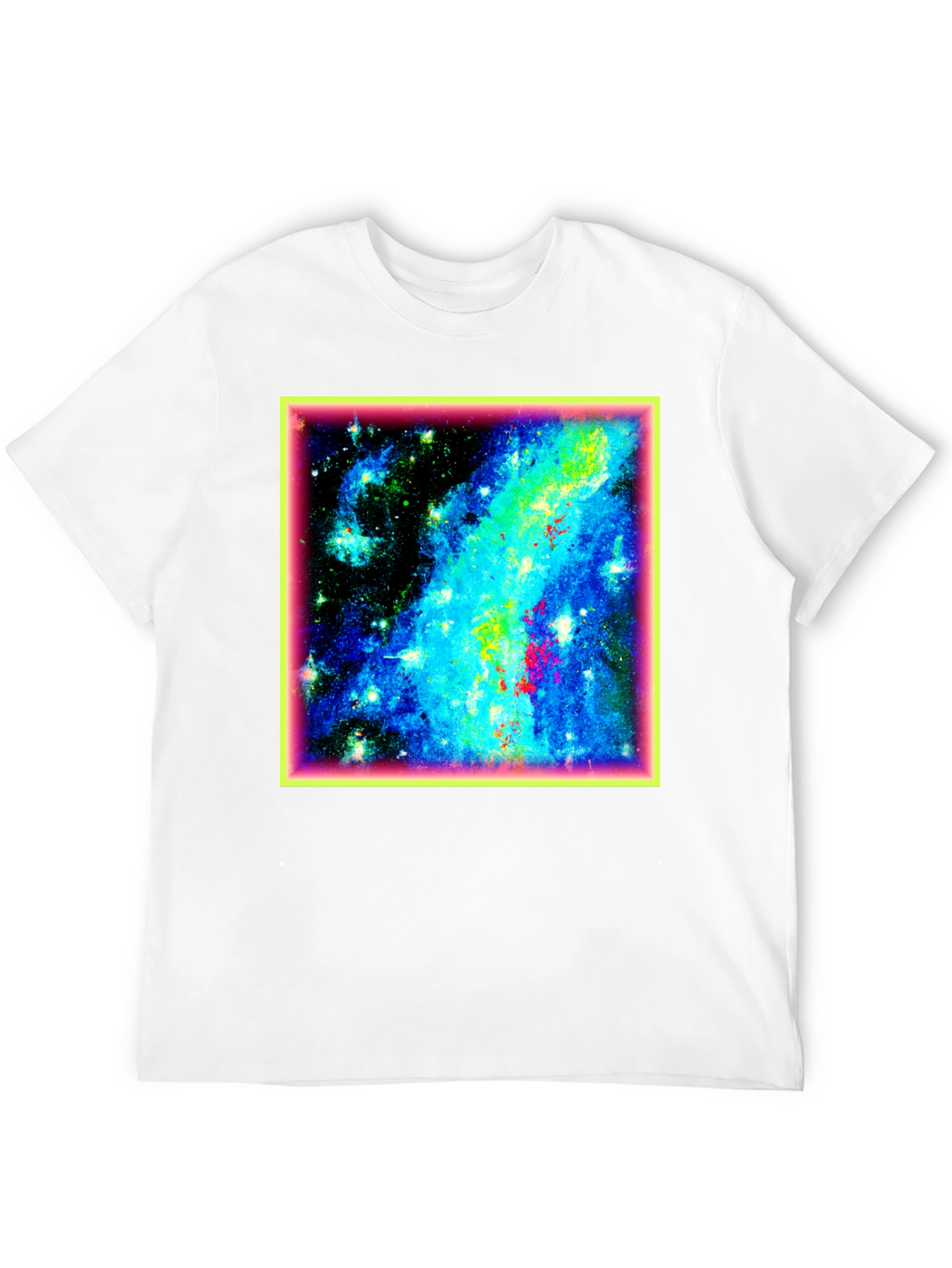 Galaxy Print Black T-Shirt