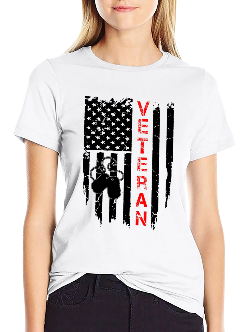 Veteran Flag T-Shirt - Patriotic Military Pride