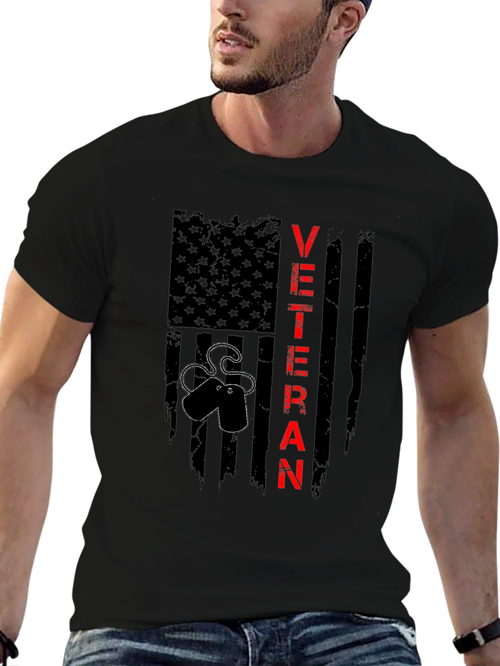 Veteran Flag T-Shirt - Patriotic Military Pride