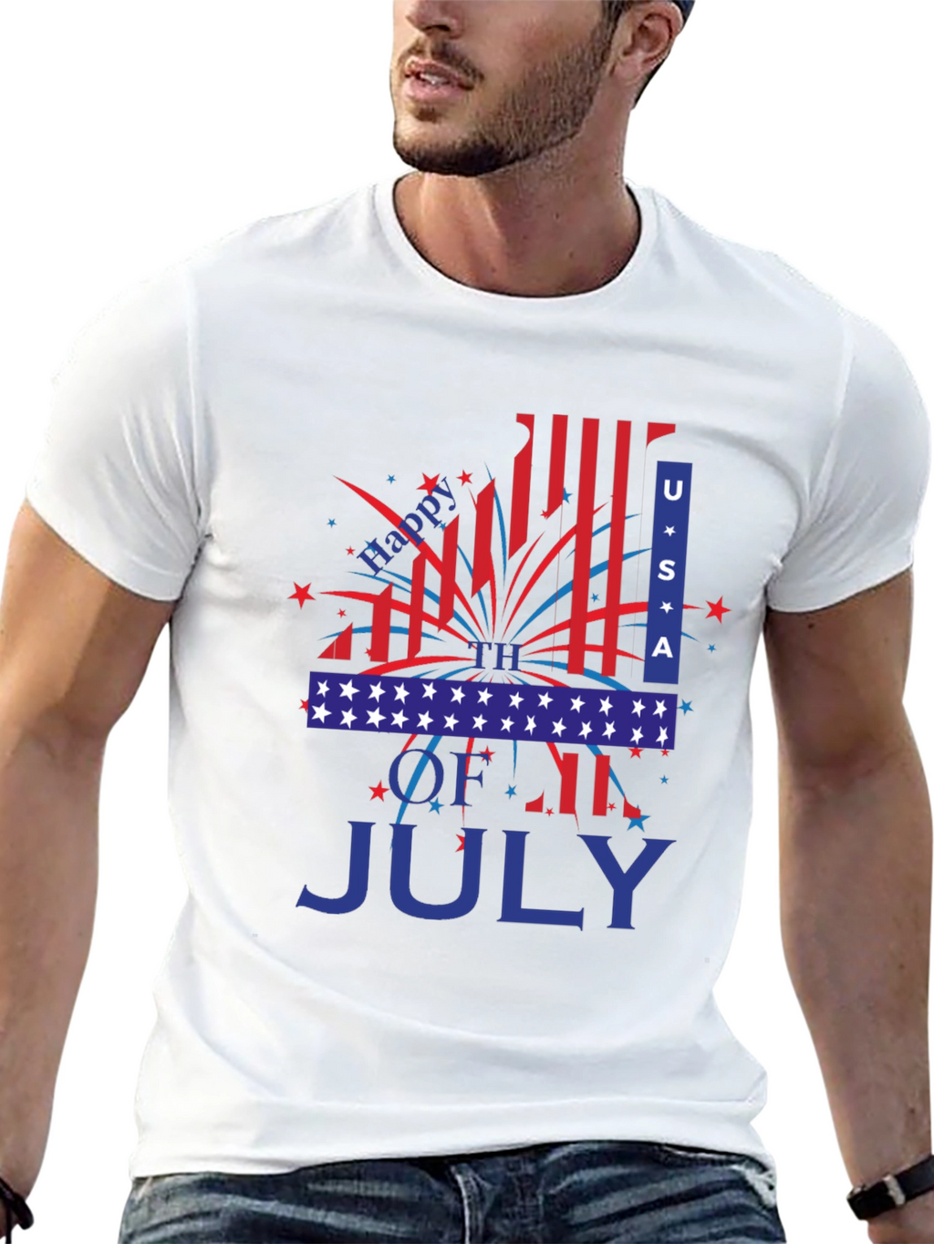 Happy 4th of July USA Patriotic T-Shirt