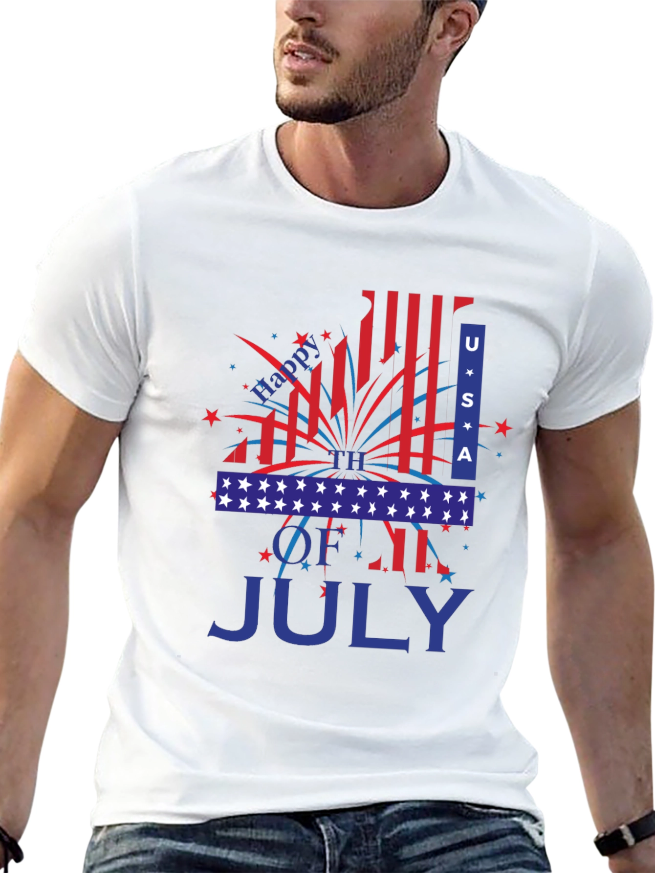 Happy 4th of July USA Patriotic T-Shirt