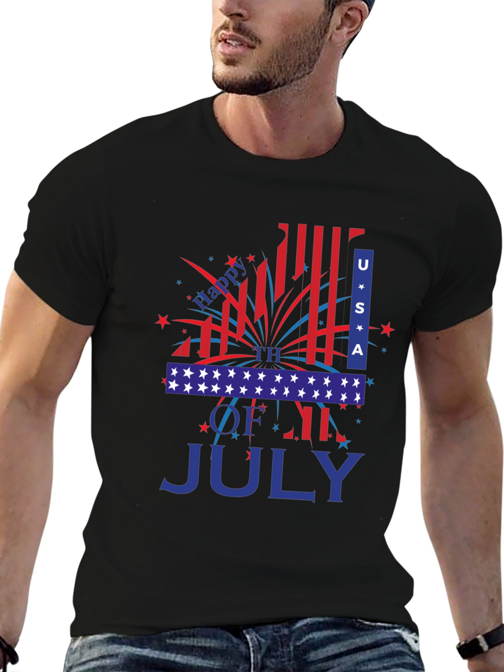 Happy 4th of July USA Patriotic T-Shirt