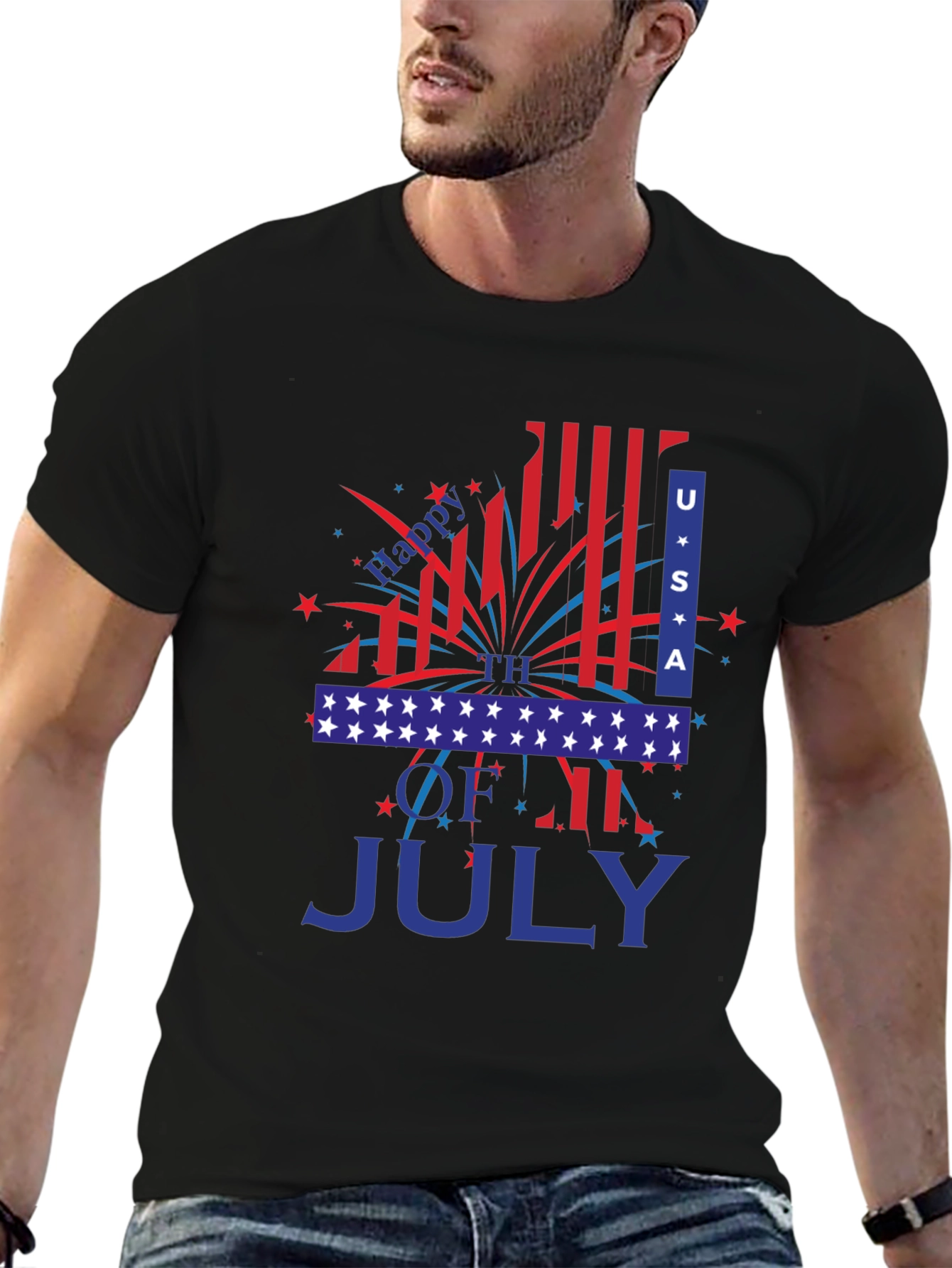 Happy 4th of July USA Patriotic T-Shirt