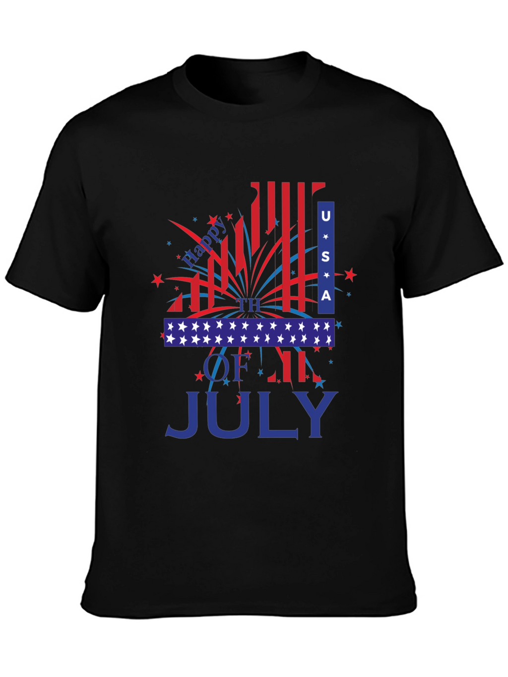 Happy 4th of July USA Patriotic T-Shirt