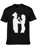 Country Western Dancers Black Graphic Tee