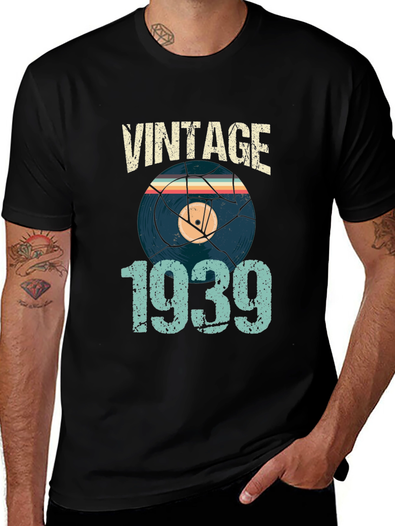 Vintage 1939 Broken Record T-Shirt
