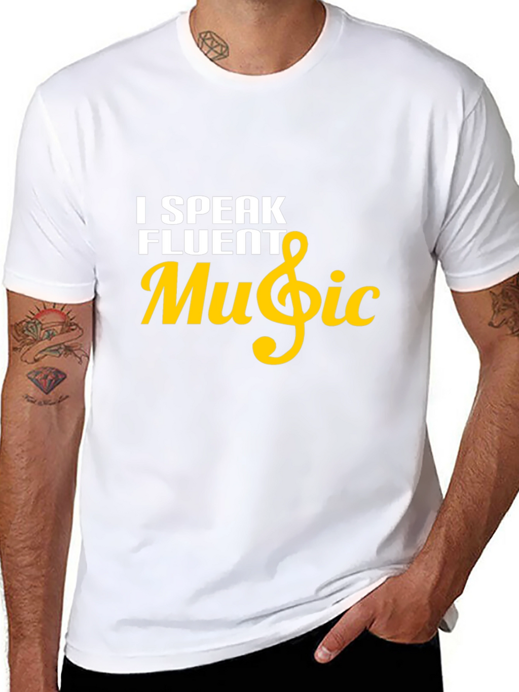 I Speak Fluent Music T-Shirt - Soft Cotton