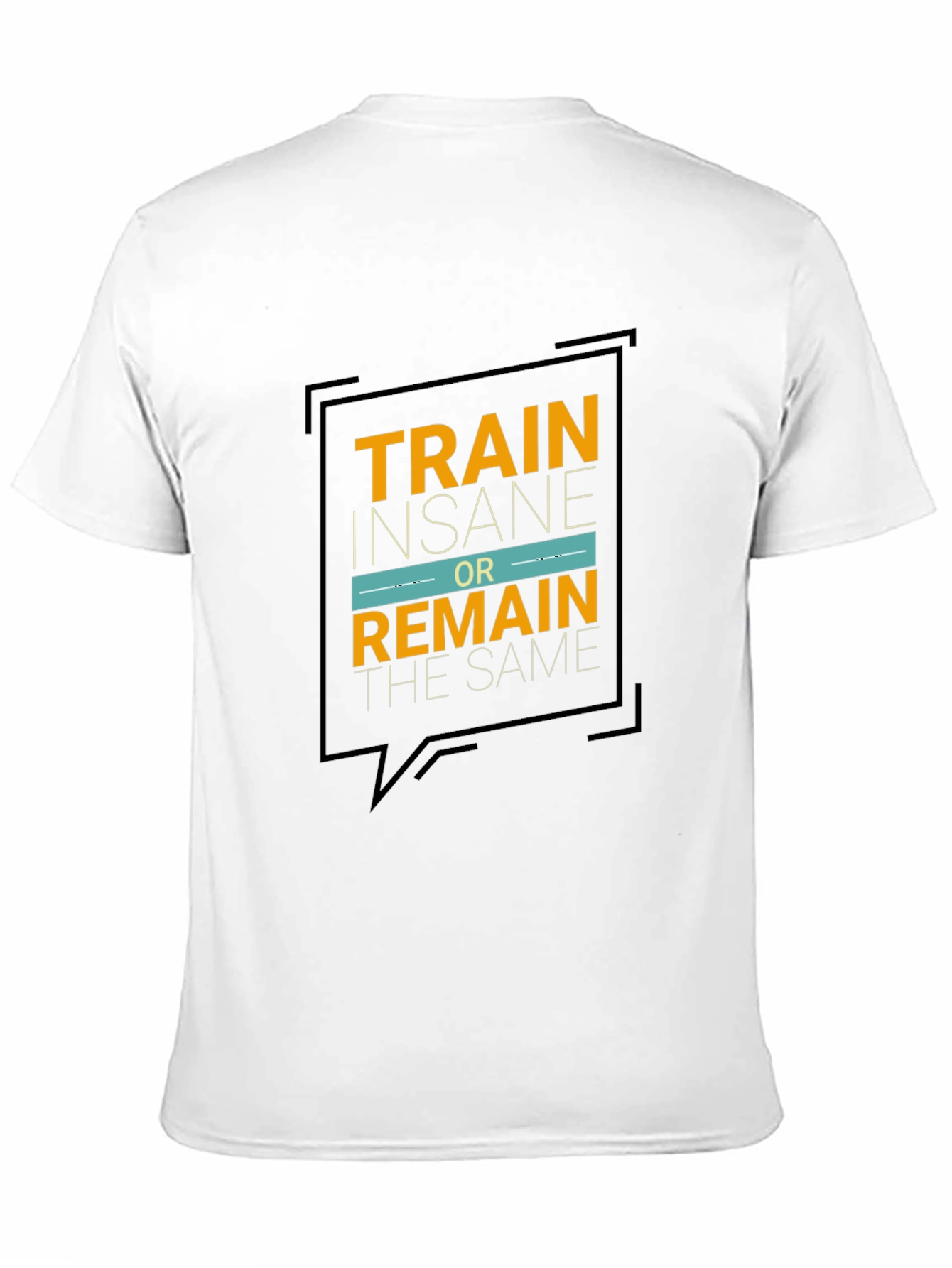 Train Insane Graphic Tee - Motivational Black T-Shirt