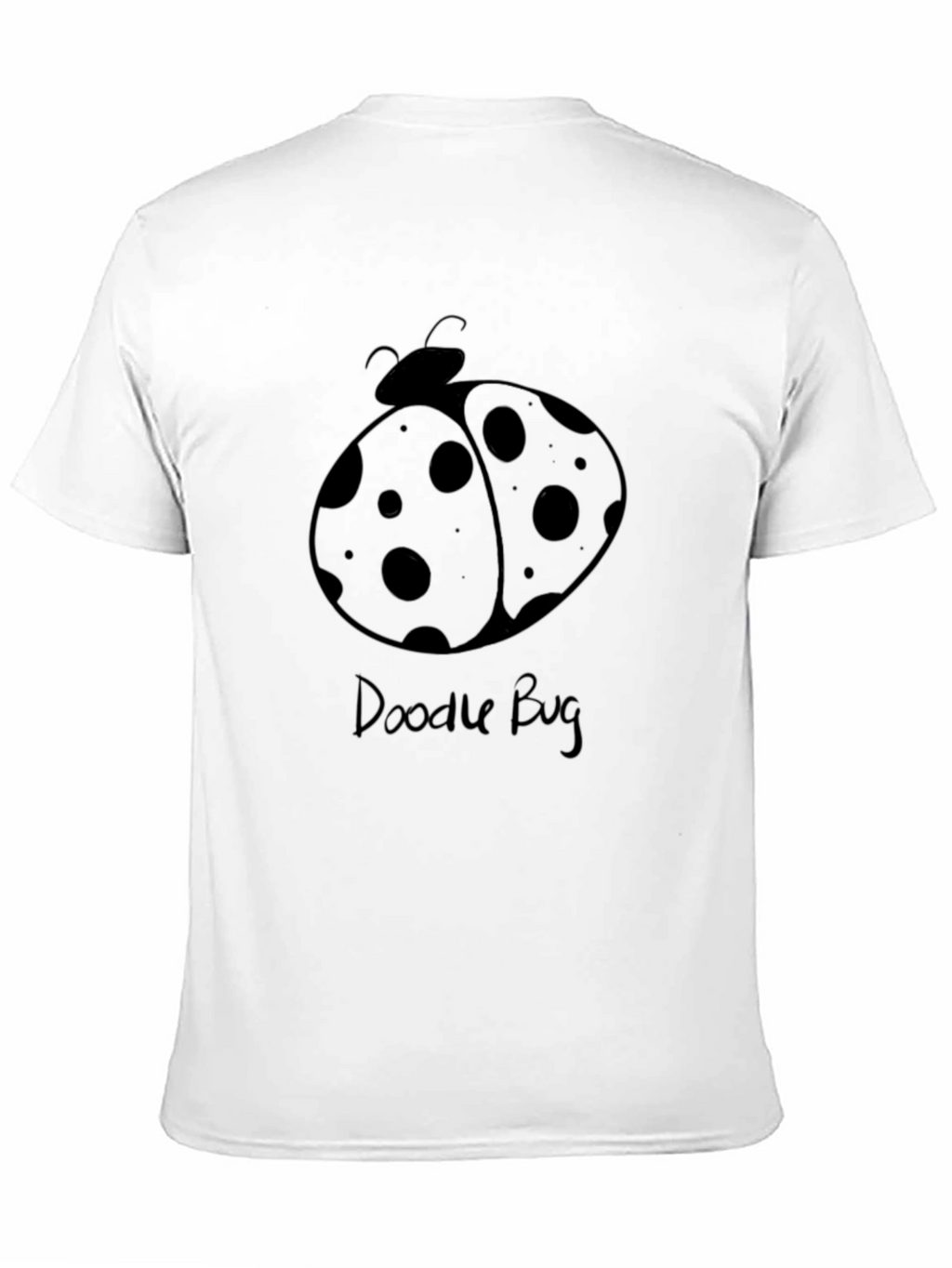 Doodle Bug Graphic Tee - Black Cotton Comfort