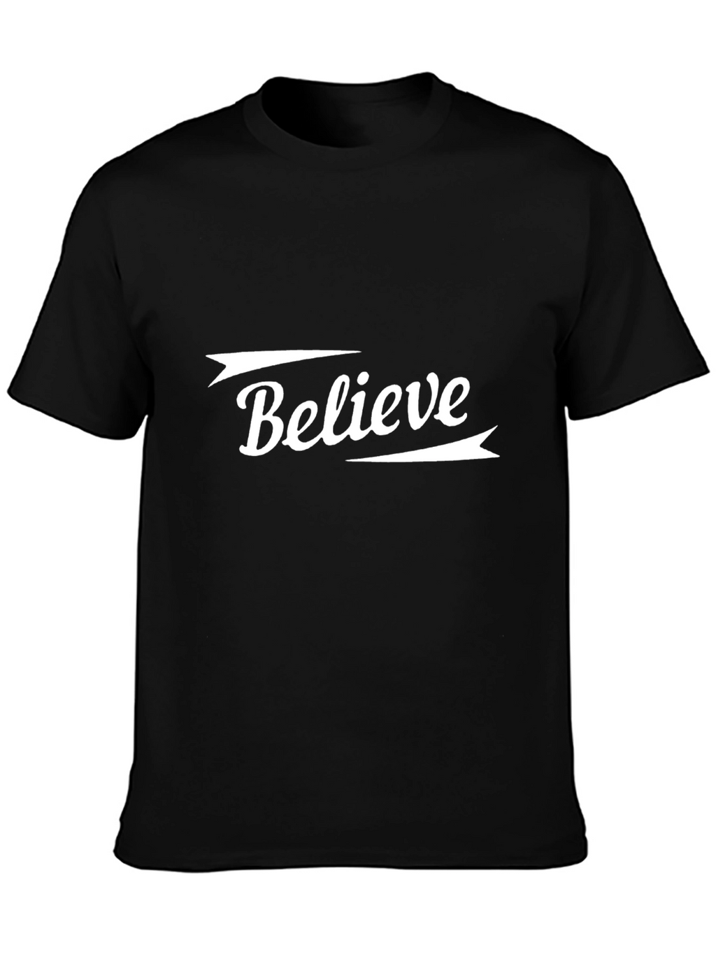 Believe Graphic Tee - Classic Black T-Shirt