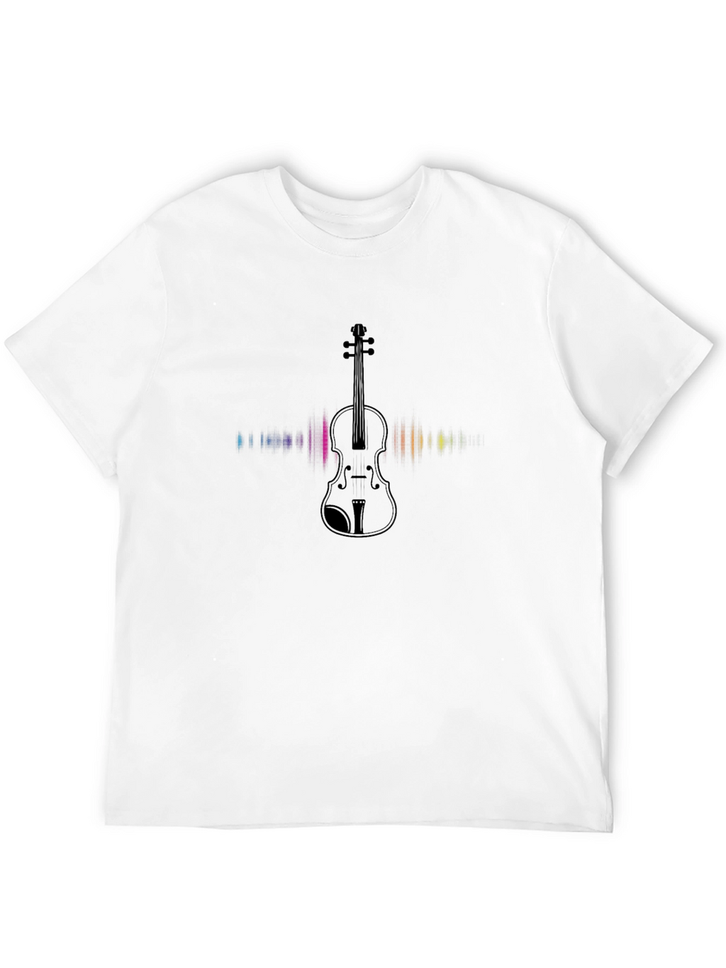 Violin Soundwave Graphic T-Shirt - Musician Apparel