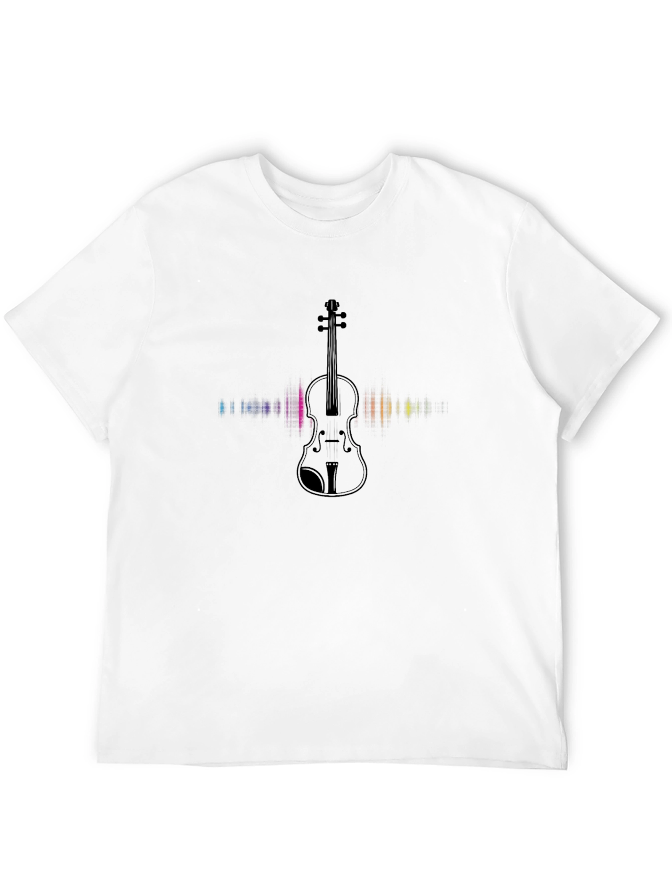 Violin Soundwave Graphic T-Shirt - Musician Apparel