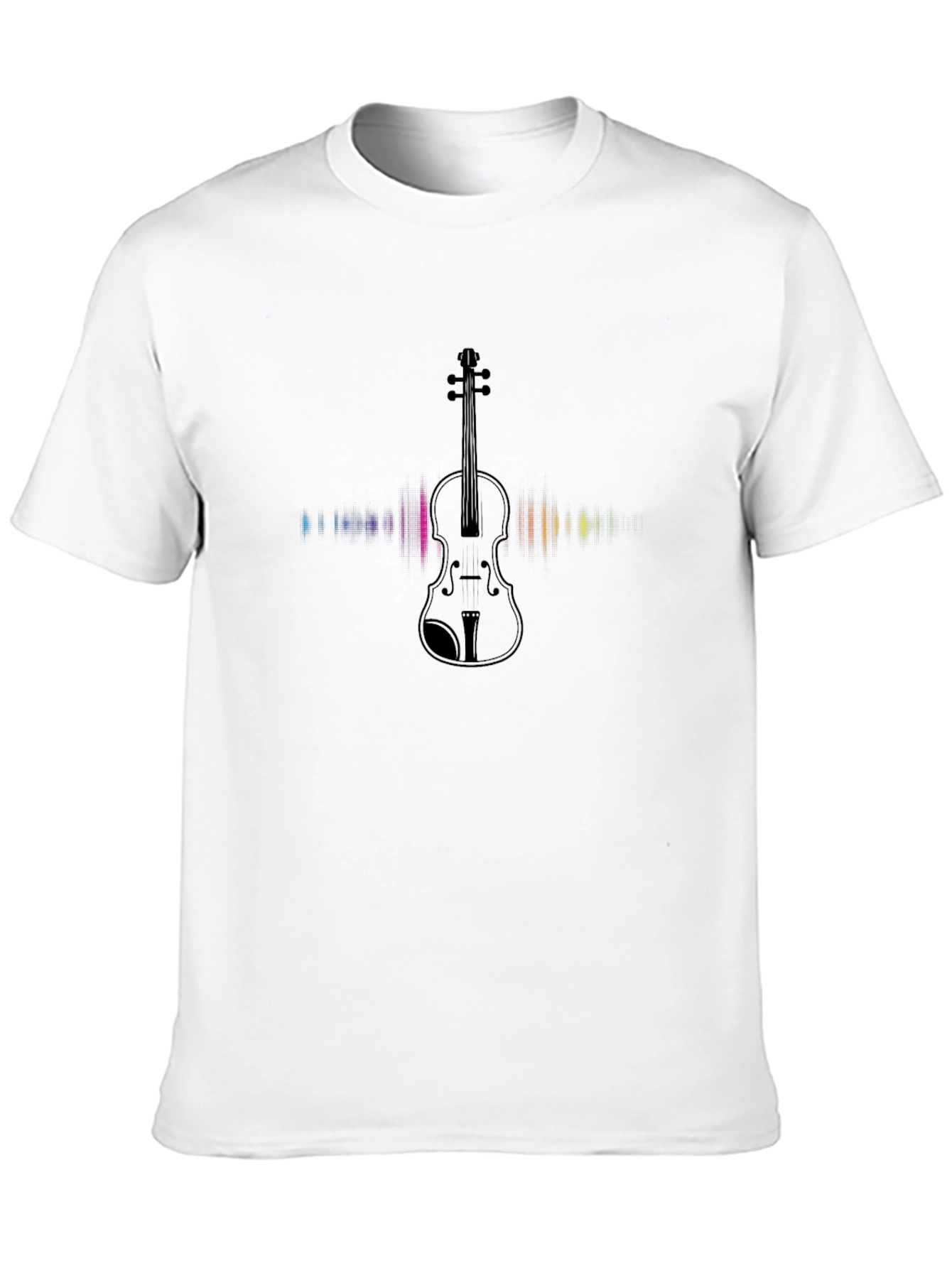 Violin Soundwave Graphic T-Shirt - Musician Apparel