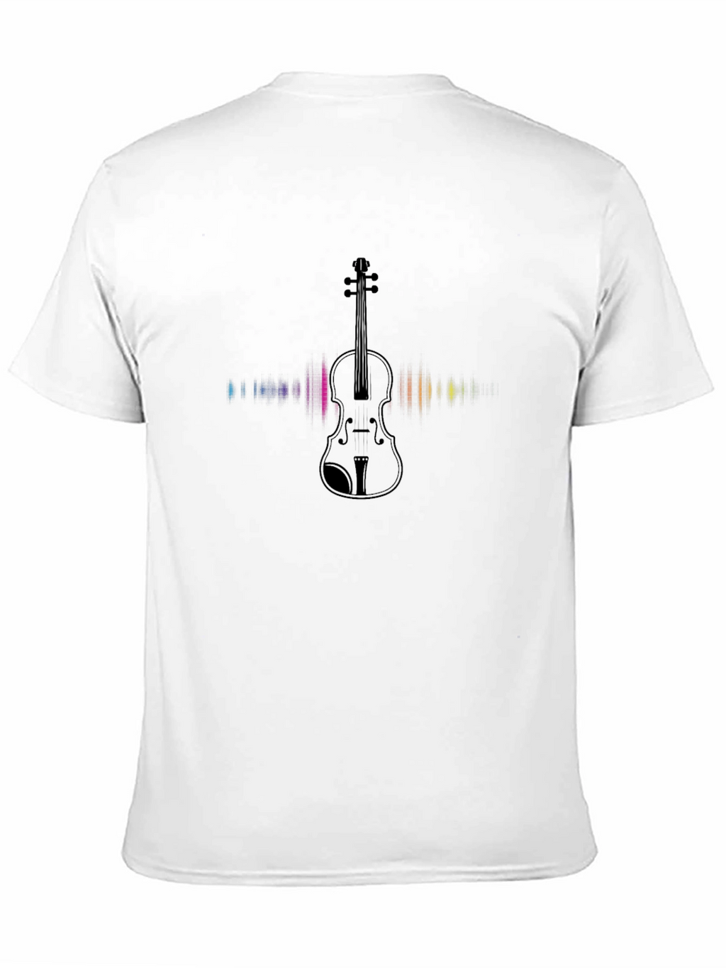 Violin Soundwave Graphic T-Shirt - Musician Apparel