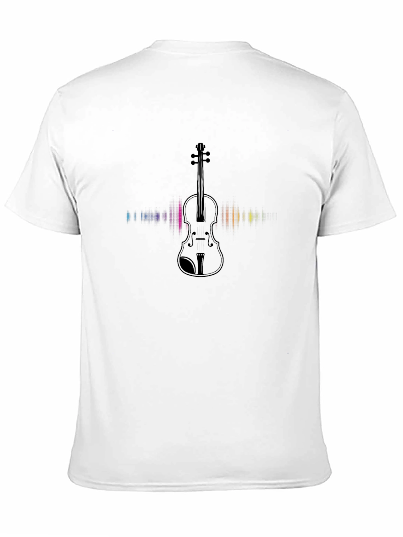 Violin Soundwave Graphic T-Shirt - Musician Apparel