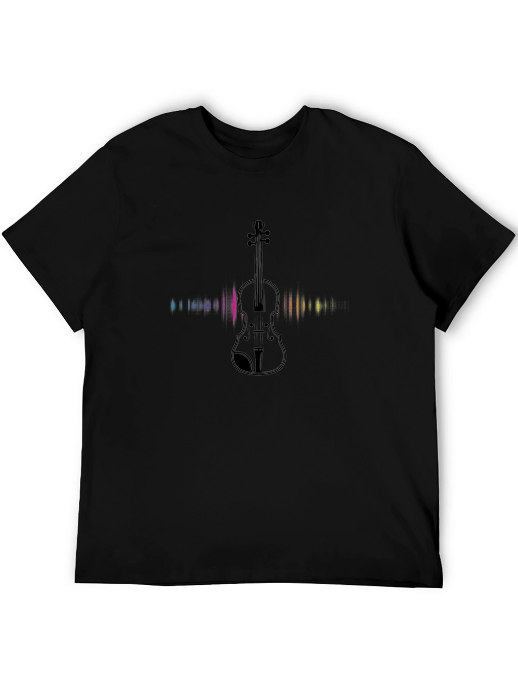Violin Soundwave Graphic T-Shirt - Musician Apparel