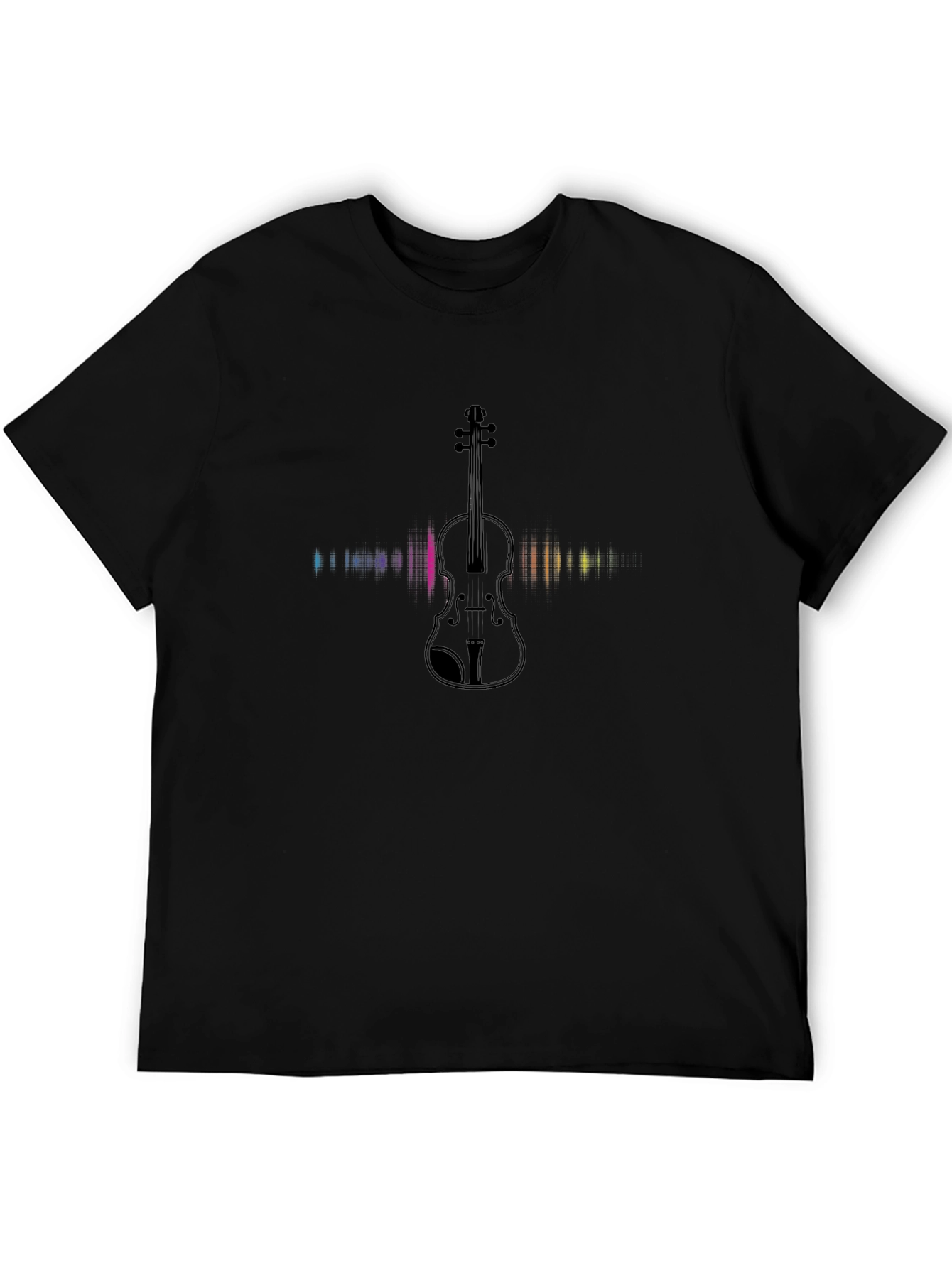Violin Soundwave Graphic T-Shirt - Musician Apparel