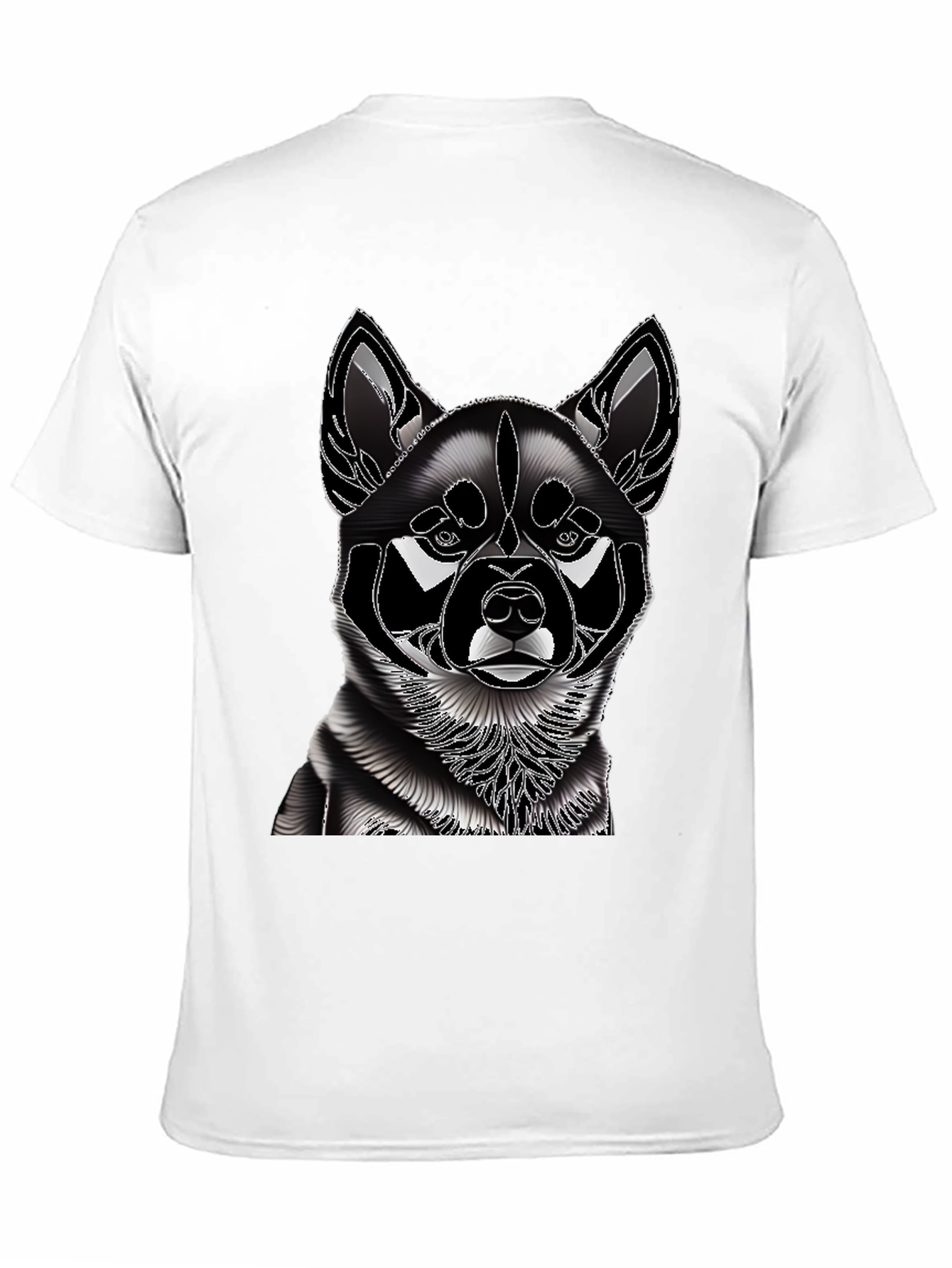 Dog Graphic T-Shirt - Stylish Canine Design