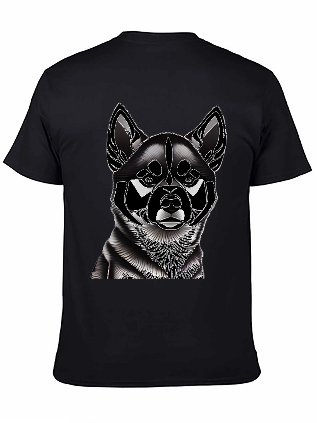 Dog Graphic T-Shirt - Stylish Canine Design