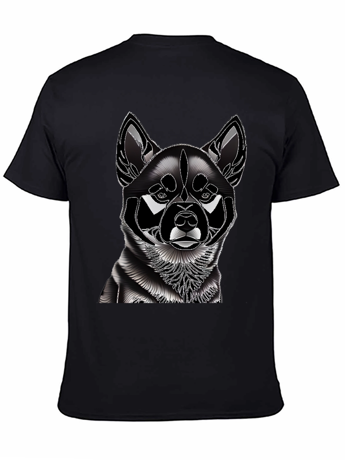 Dog Graphic T-Shirt - Stylish Canine Design
