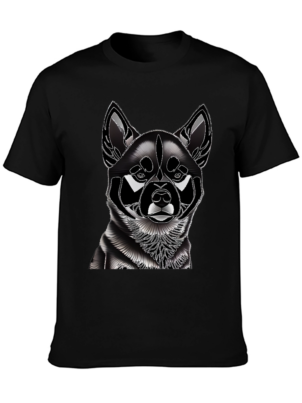 Dog Graphic T-Shirt - Stylish Canine Design